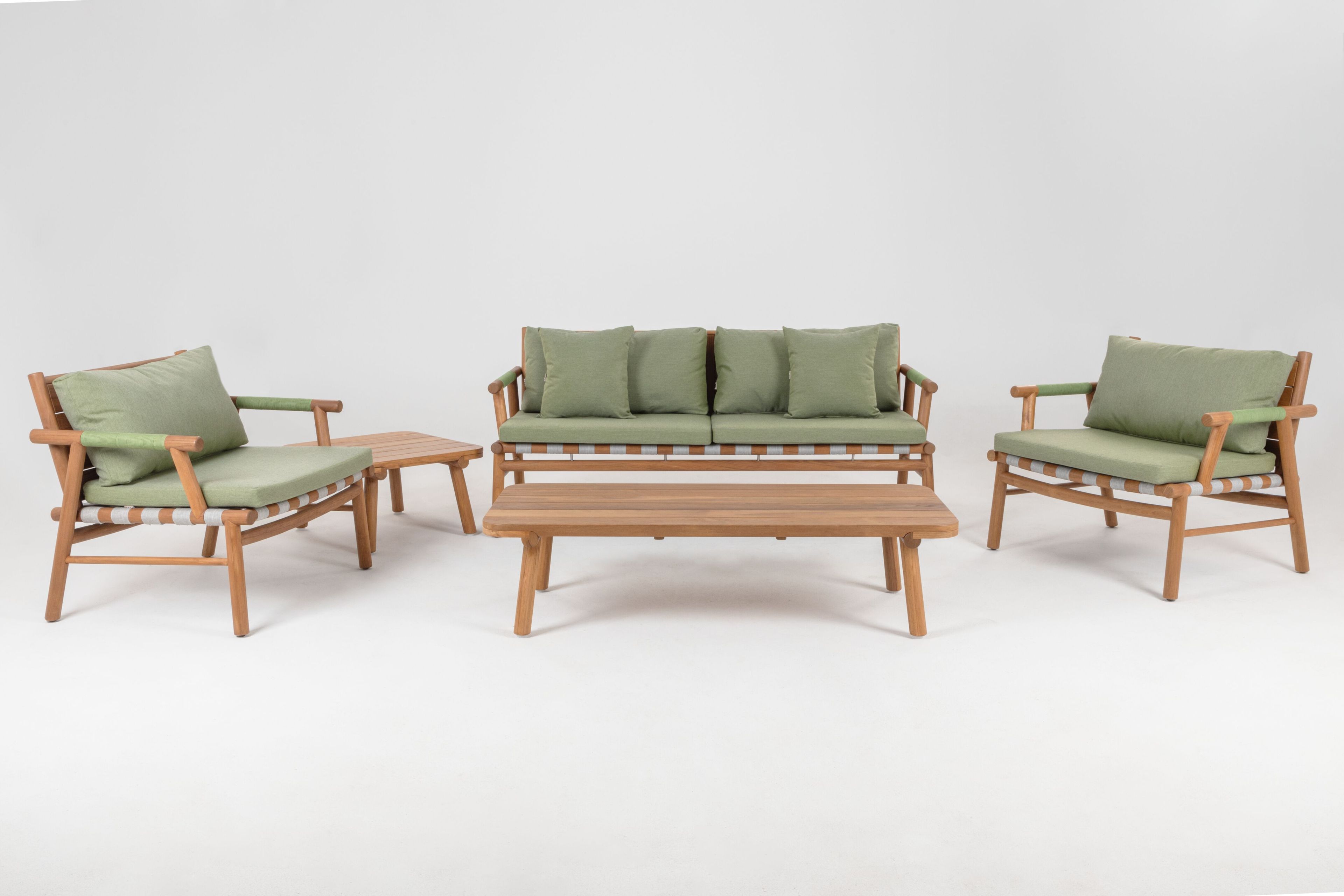 Садовый диван из тикового дерева и Sunbrella® YAAZ Uz ARCH-00143188 - Вид №4