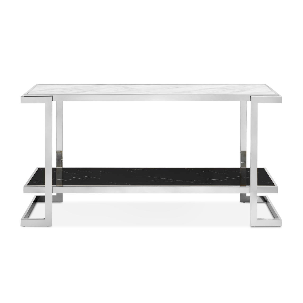 450286-18 ABHIKA CONSOLLE CROWNE MAR H56 150X40 WHITE/GOLD  - Вид №5