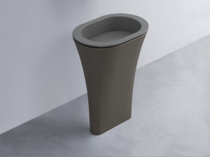 AMLA65-CM+AMPILO-CM+AMCOLO-FN Раковина Amedeo Ovale отдельностоящая cielo Enjoy + Amedeo