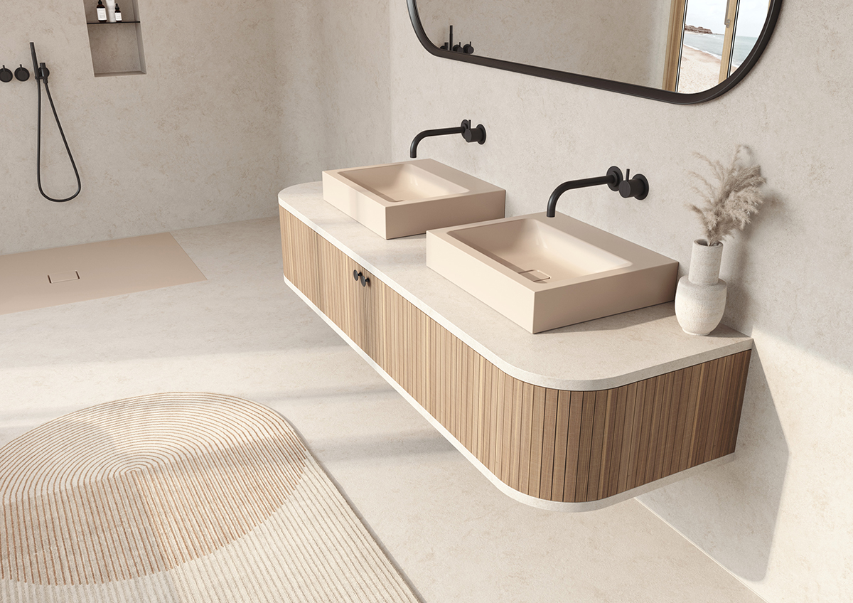 Умывальник KALDEWEI Сталь эмалированная 3077 448 теплый серый 60 30773319448 - Вид №8