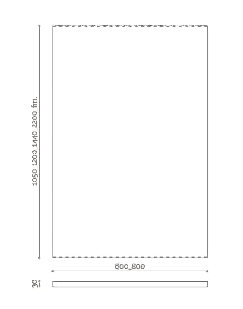 Прямоугольное зеркало со встроенным освещением Acquapazza Corian ® elements ARCH-00125663 - Вид №2