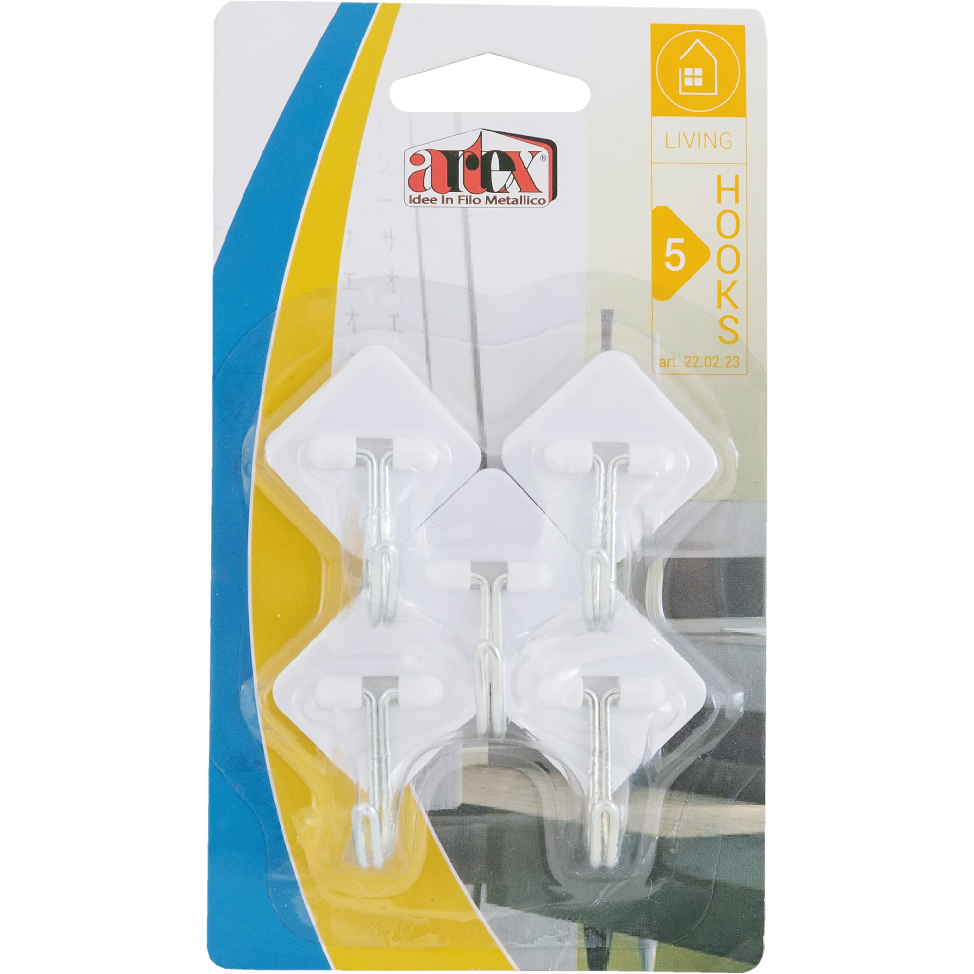 84621346 Крючок самоклеющийся, 5 шт. Крючки самоклеющиеся Santreyd  - Вид №3