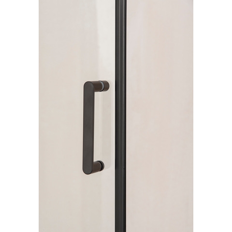 Orange E04-100TB Душевой уголок из распашных универсальных дверей 90х90 см черный Хром sun-id-1517251 - Вид №1