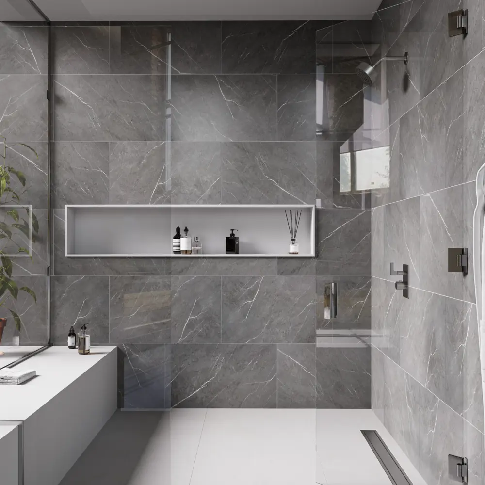 KREAFORTA Панель ПВХ «Сардиния» мраморная текстура для влажных помещений 89412579 STLM-1564578