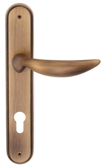 Pasini Ручка из латуни на пластине с накладкой Katana 3480 - Вид №1