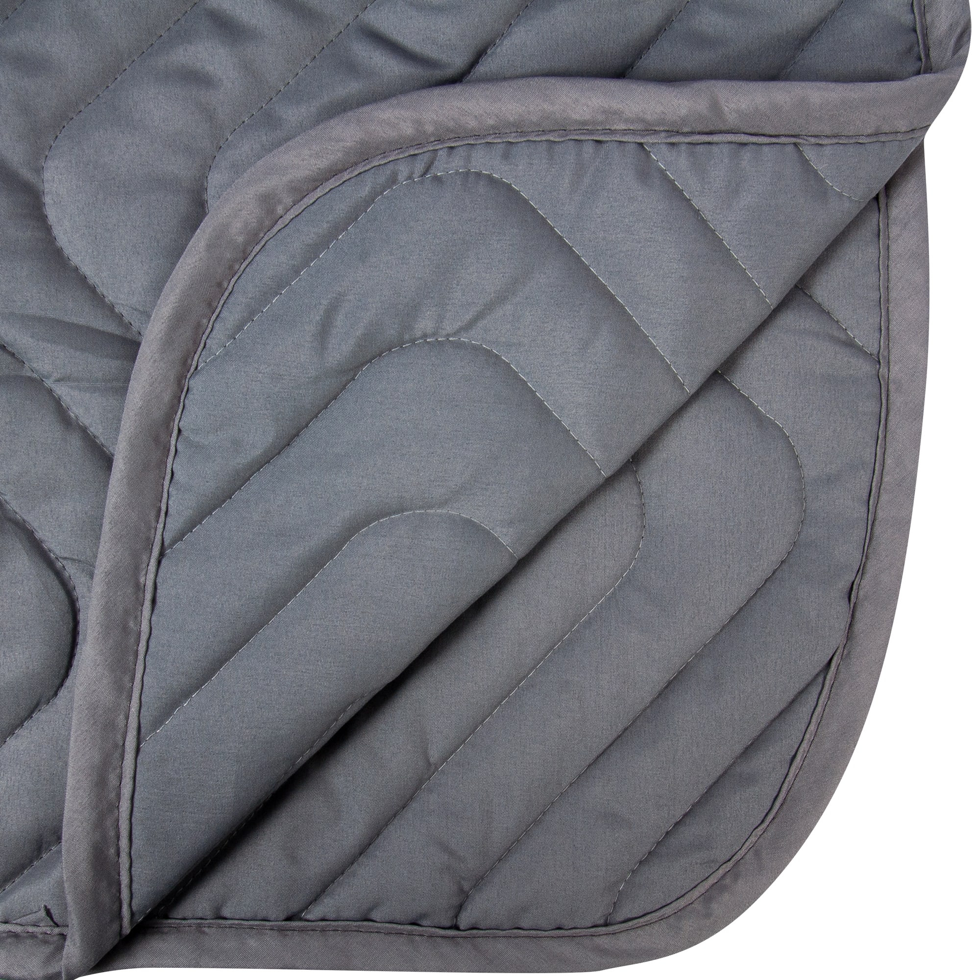 82118770 Покрывало, 200х240 см, полиэстер, цвет серый Santreyd  - Вид №2