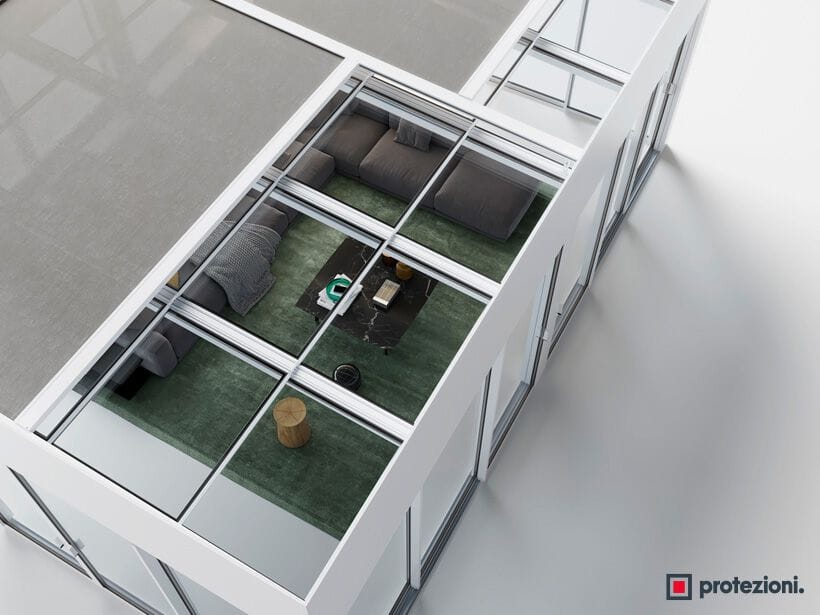 Подвижная крышка с термической резкой Protezioni Ermes ARCH-00035647 - Вид №4