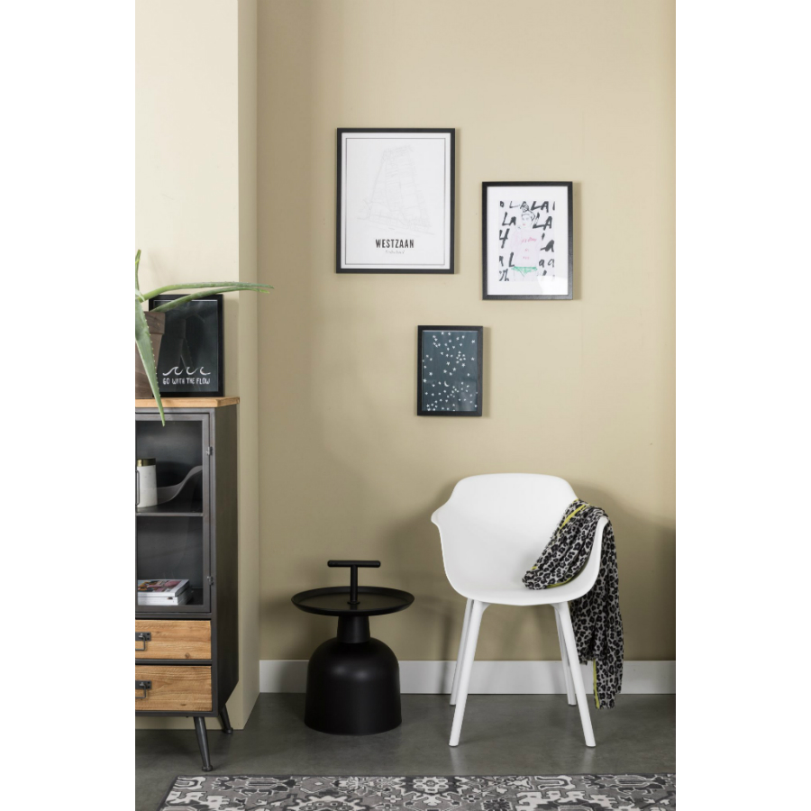 Кресло Mae, белое White Label Living 1200163 - Вид №1