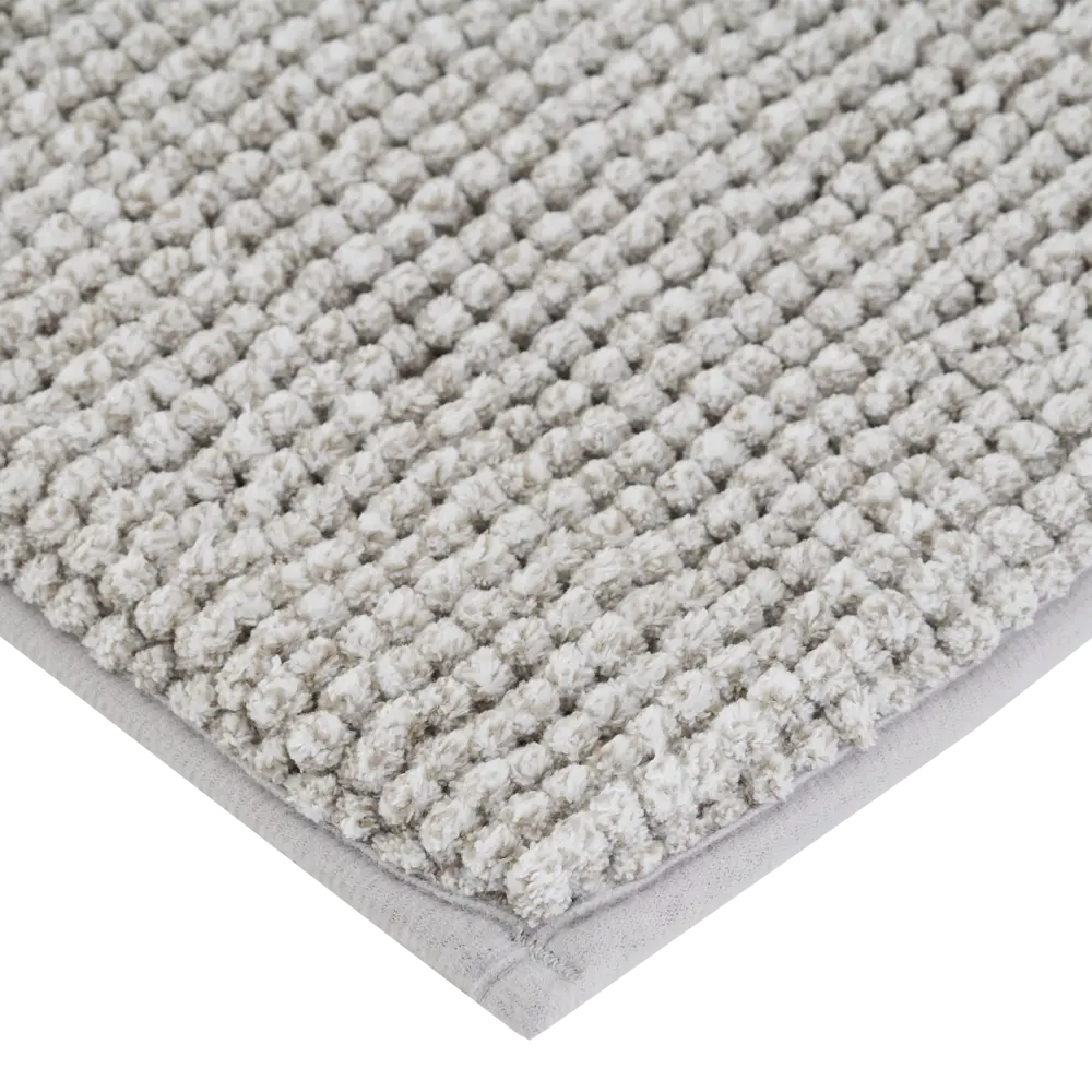 Коврик для ванной комнаты Swensa Ripple 80x50 см цвет бежевый 83784087 STLM-2149919 - Вид №1