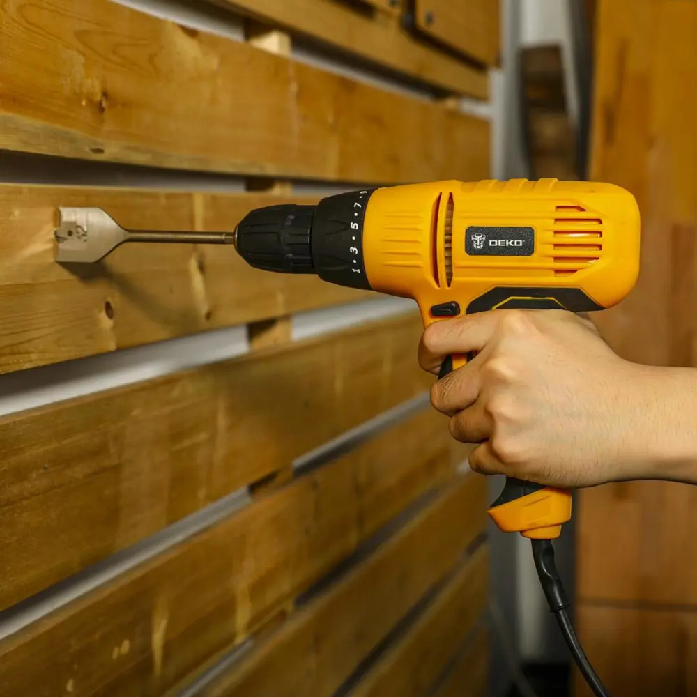 Дрель-шуруповерт сетевая Deko DKD500, 500 Вт STLM-2020245 - Вид №5