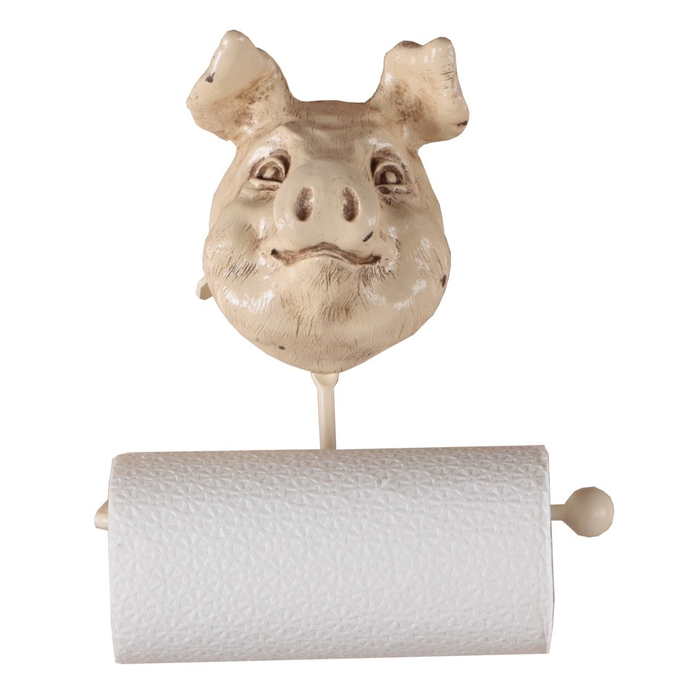 75079 BOGACHO Держатель для бумажных полотенец Маялино Айвори мрамор / металл  - Вид №4