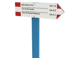 Алюминиевый столб для дорожек