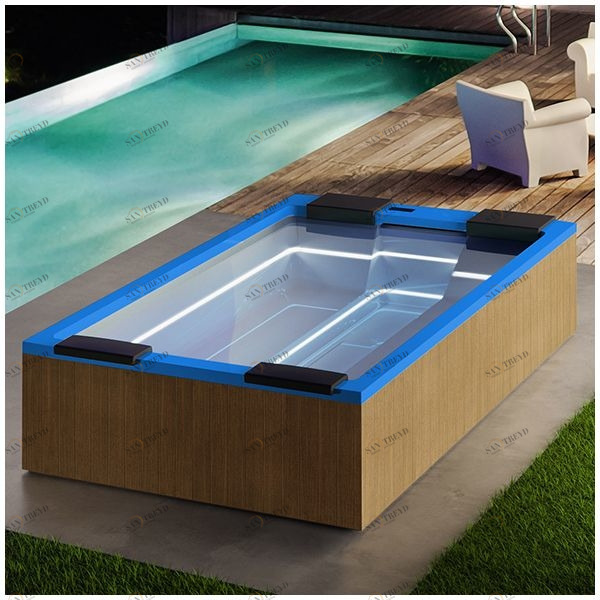 Бассейн Gruppo Treesse Maya Plus-V232I-PL-G прямоугольный встроенный голубой PLUSV232IPLG