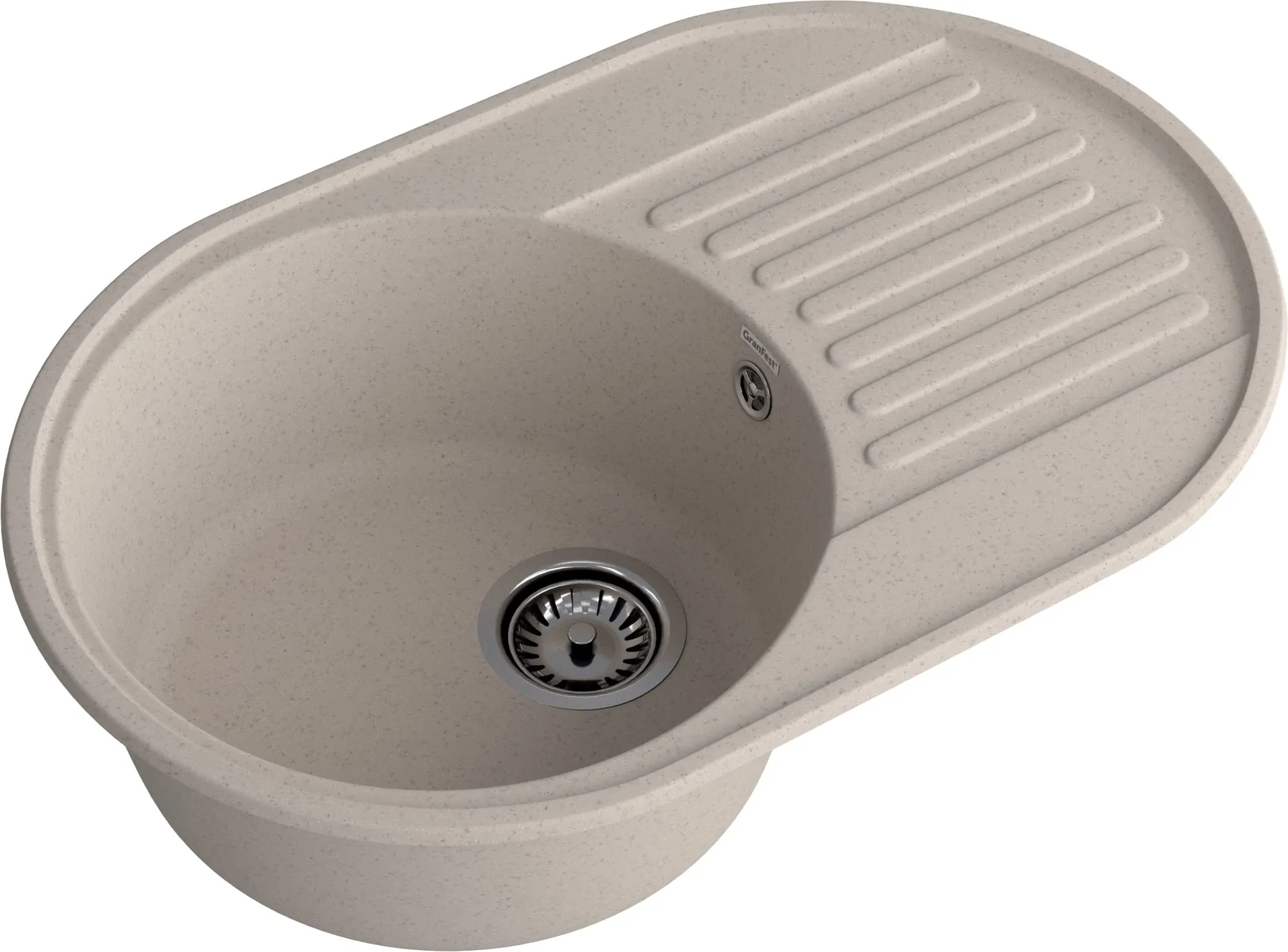 Кухонная мойка Кварц QUARZ S413 GranFest 18-S413 - Вид №2