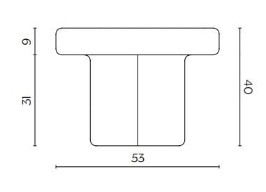 Квадратный садовый журнальный столик из дутого стекла Miniforms Сода ARCH-00039298 - Вид №7