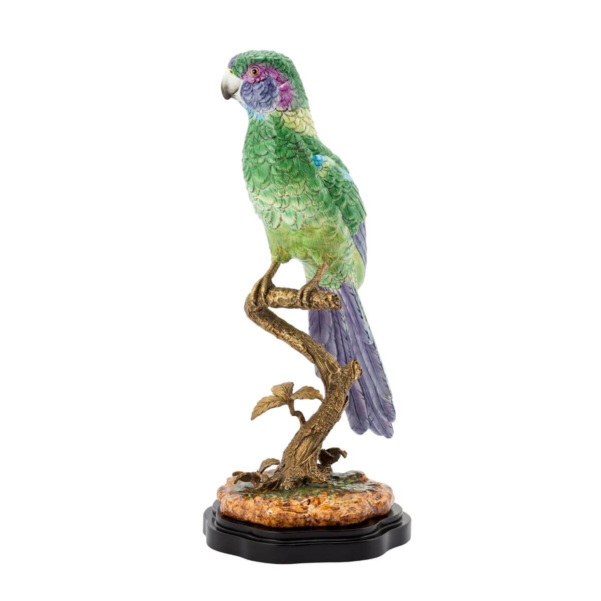 600718-70 ABHIKA PARROT ATLANTIDE ОДИНОЧНЫЙ ОТДЕЛ GREEN  - Вид №1