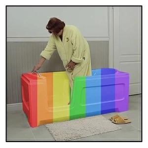 Ванна с дверцей Akcjum Relax 150-70-LH-RAL лежачая левосторонняя цветная