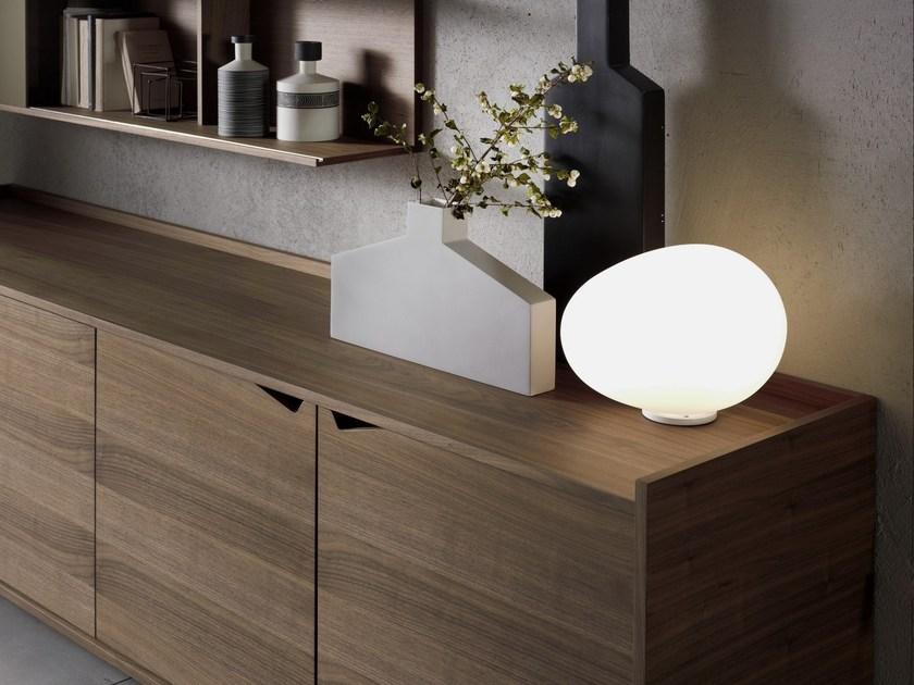 Pacini & Cappellini Комод из фанерованной древесины с распашными дверцами Sistema wing sun-id-1441776 - Вид №1