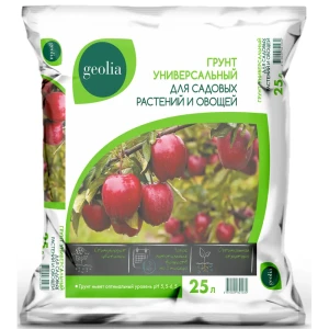 Грунт Geolia универсальный для садовых растений и овощей 25л 85473657 STLM-2167056