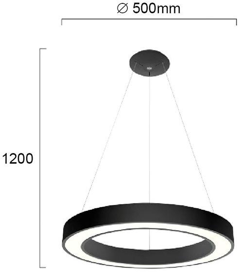 Terzo Light Светодиодный подвесной светильник из алюминия Apollo V4214000/ v4214001 - Вид №2