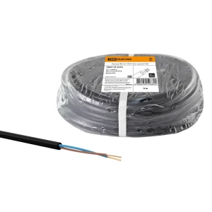 93731115 Провод TDM Electric ПВС 2x1 5 м ГОСТ цвет черный STLM-1119024