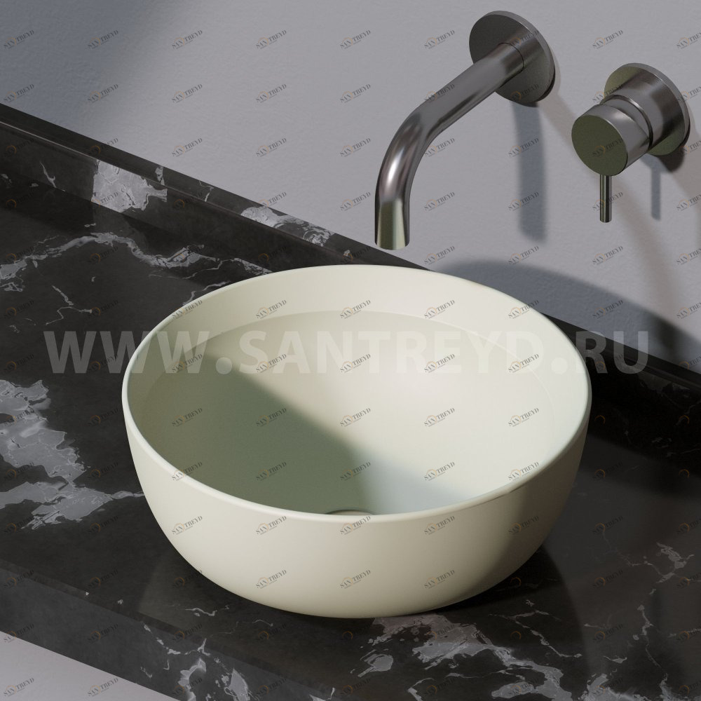 L450130 Накладная раковина на столешницу  круглая A. e T. Italia SPOT AeT ITALIA