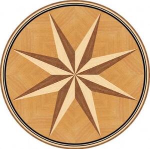 Художественный паркет Da Vinci Розетка 26-203 Дуб Селект (Гладкая) х1000диаметр мм.