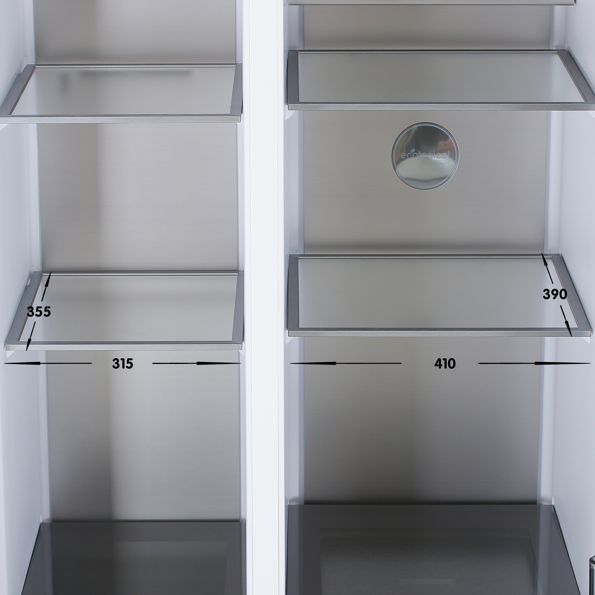 5428841 Холодильник Side by Side   DEXP SBS4-60AKA серебристый STDN-0057816 - Вид №8