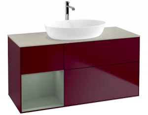 Villeroy&Boch Тумба под раковину Прямоугольная версия F823GMHB Finion Peony Matt Lacquer