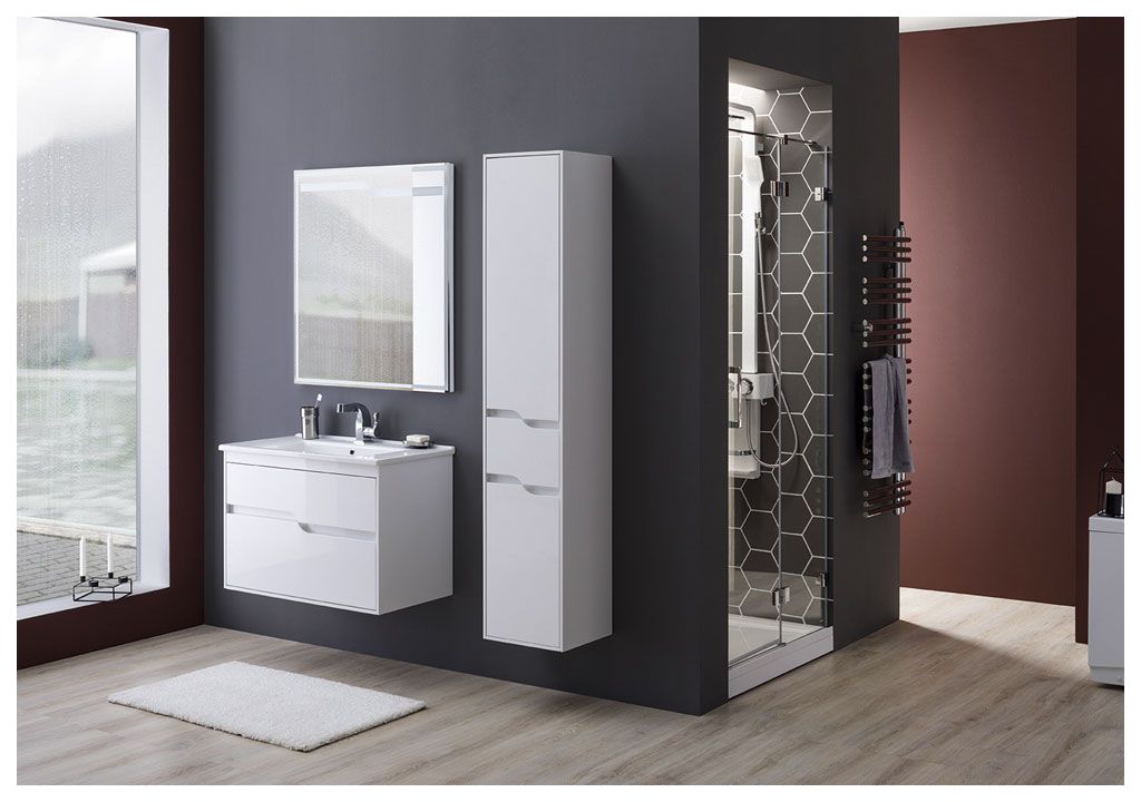 Зеркало Aquanet Модена 85 белый 00196966 - Вид №2