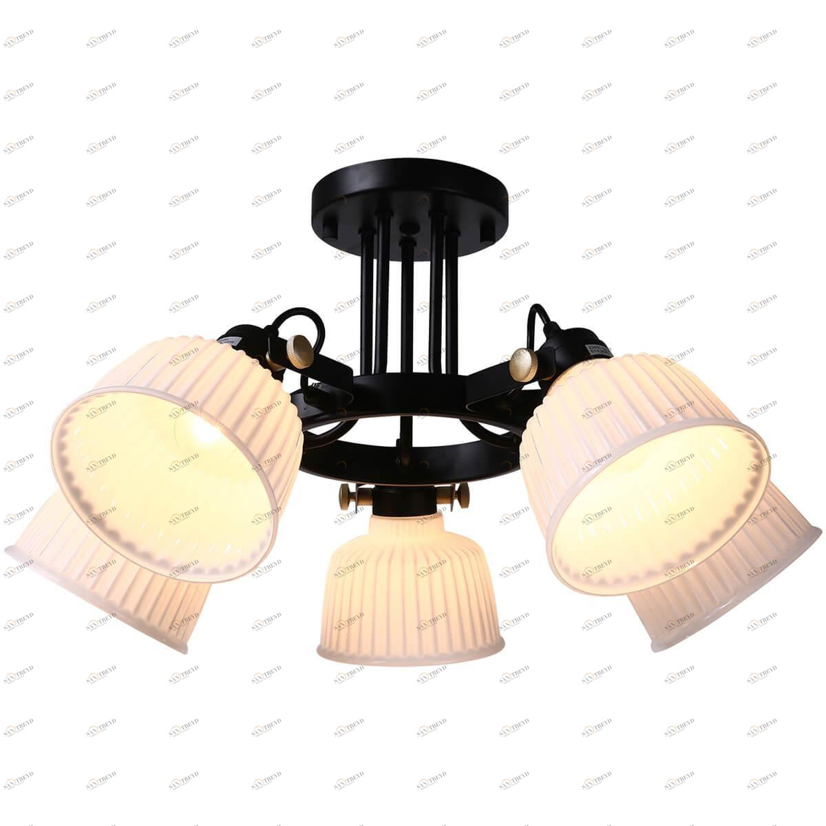 Потолочная люстра Omnilux OML-28207-05 OMNILUX OML-2820 183579 Белый 