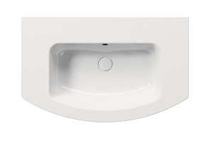 Керамическая раковина с держателем для полотенец