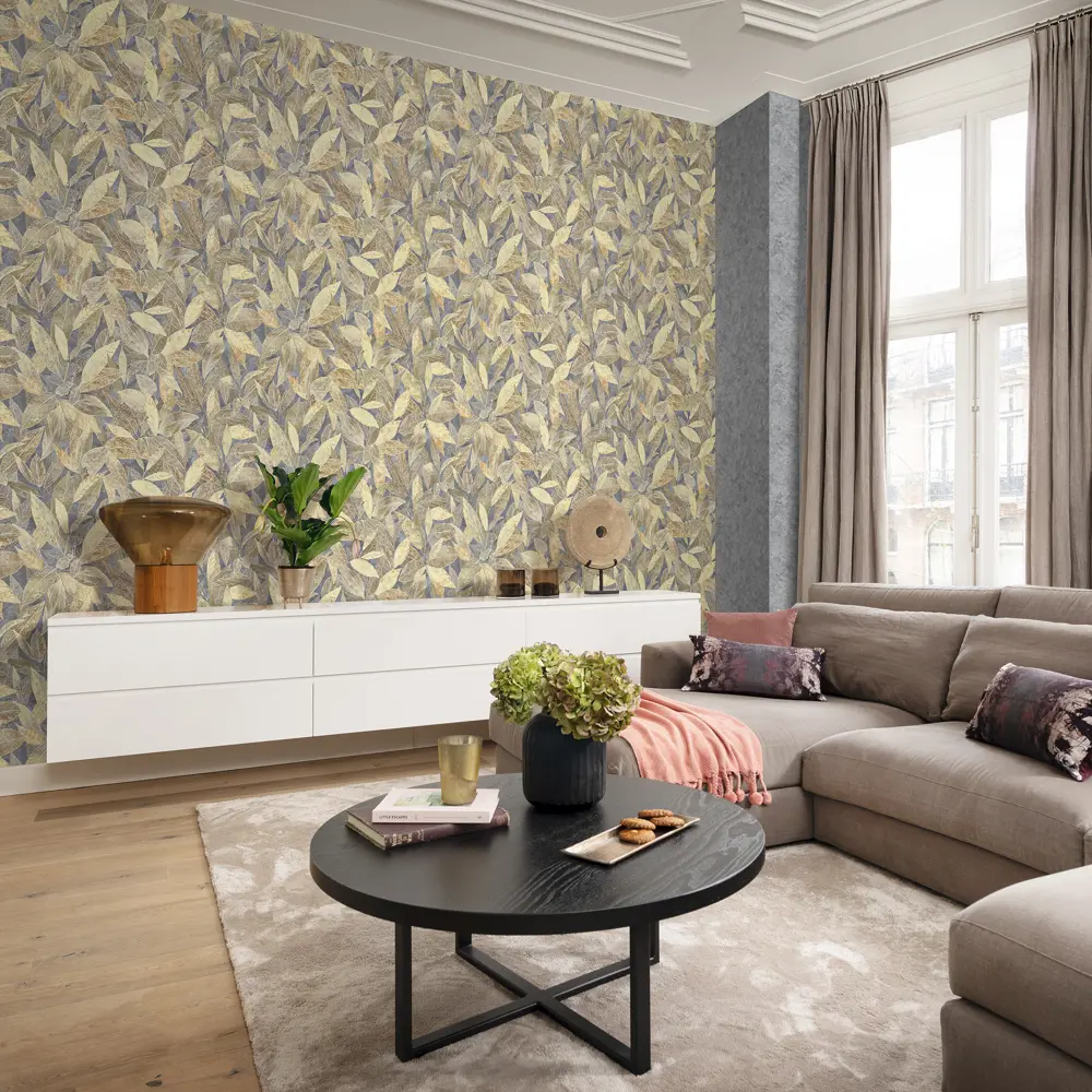 Обои флизелиновые Wall Up Murano графитовые 1.06 м 645552 STLM-2117311 - Вид №5