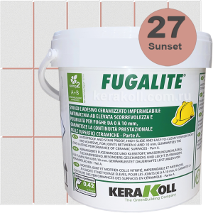 90813200 Затирка эпоксидная Fugalite Цвет 27 Sunset 3 кг STLM-0394020 KERAKOLL