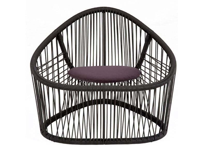 Кресло из нержавеющей стали и ПВХ Zanotta клуб ARCH-00005226