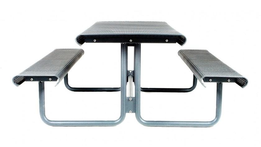 Euroform W Металлический стол для пикника со встроенными скамейками  571  - Вид №1