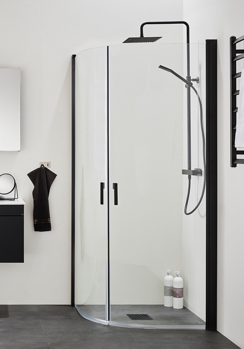 1450660 Душ Угловой Igloo Pro Round 80X80 Clear Glass Ответ ... Hafa Прозрачный 