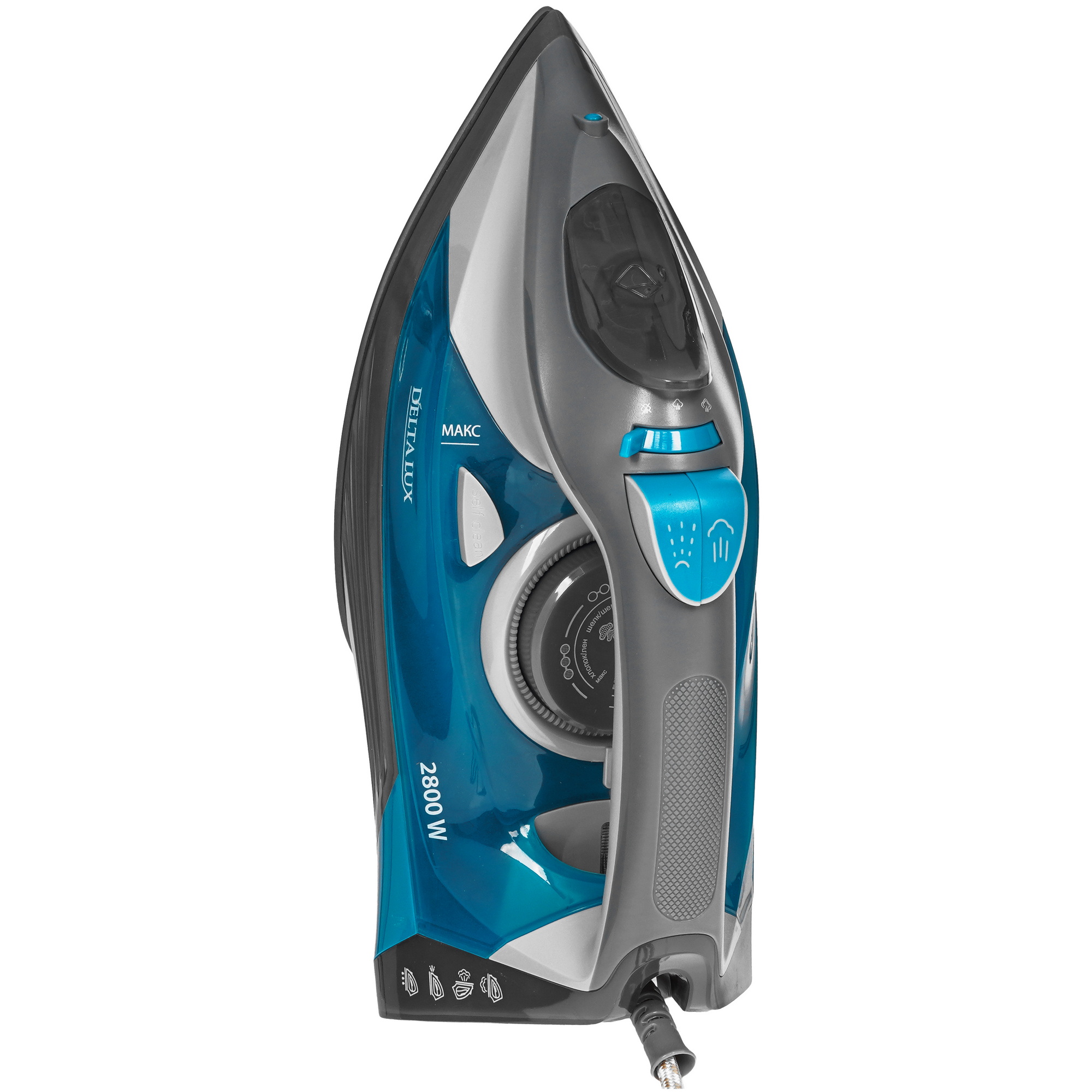 9235588 Утюг DELTA LUX DE-3002 серый STDN-0060524