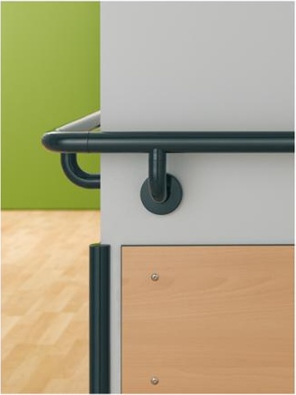 GCO.40.1186 Угловая защита Entro со сферическими заглушками HEWI System 111 | Polyamid 