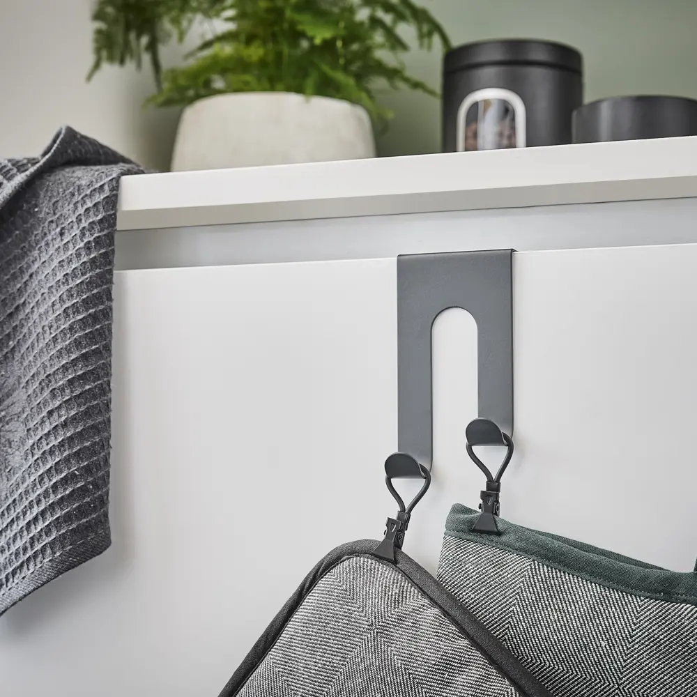 87822814 Набор крючков для полотенец Delinia цвет черный 5 шт STLM-1072931  - Вид №5