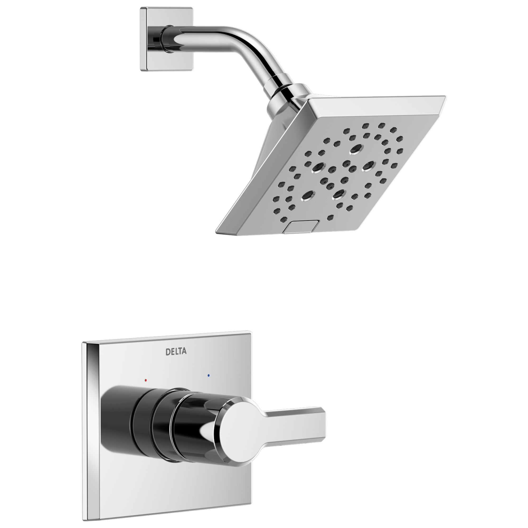 T14299 Накладка для душа Monitor® 14 серии H2Okinetic® Delta Faucet Pivotal Хром 