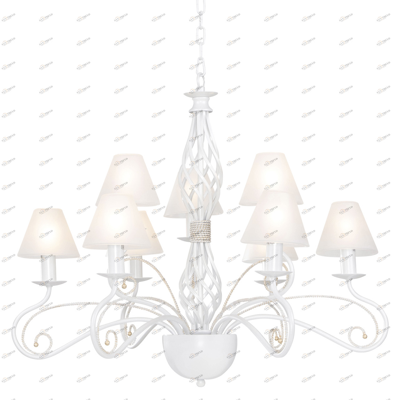 Люстра дизайнерская Loudly белая белый дуб 782090 LIGHTSTAR ДИЗАЙНЕРСКИЕ 056078 Белый 