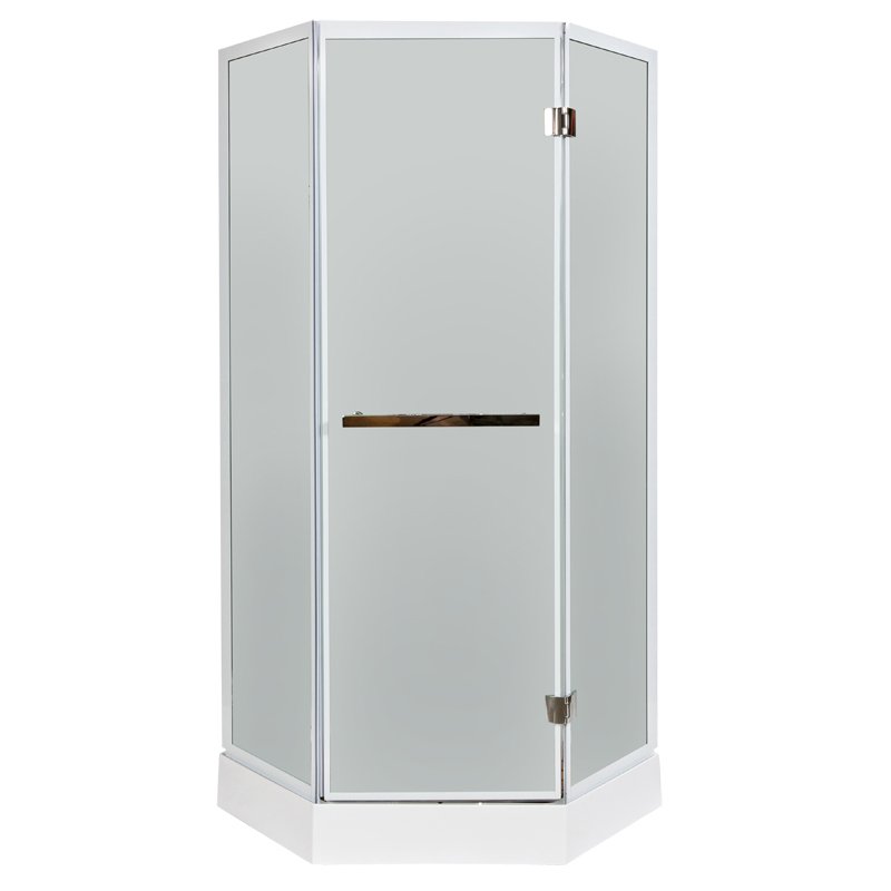 L 801 с гм. и эл. BLACK Душевая кабина DETO Серия L Z900 VOGUE (меняющая прозрачность) - Вид №4