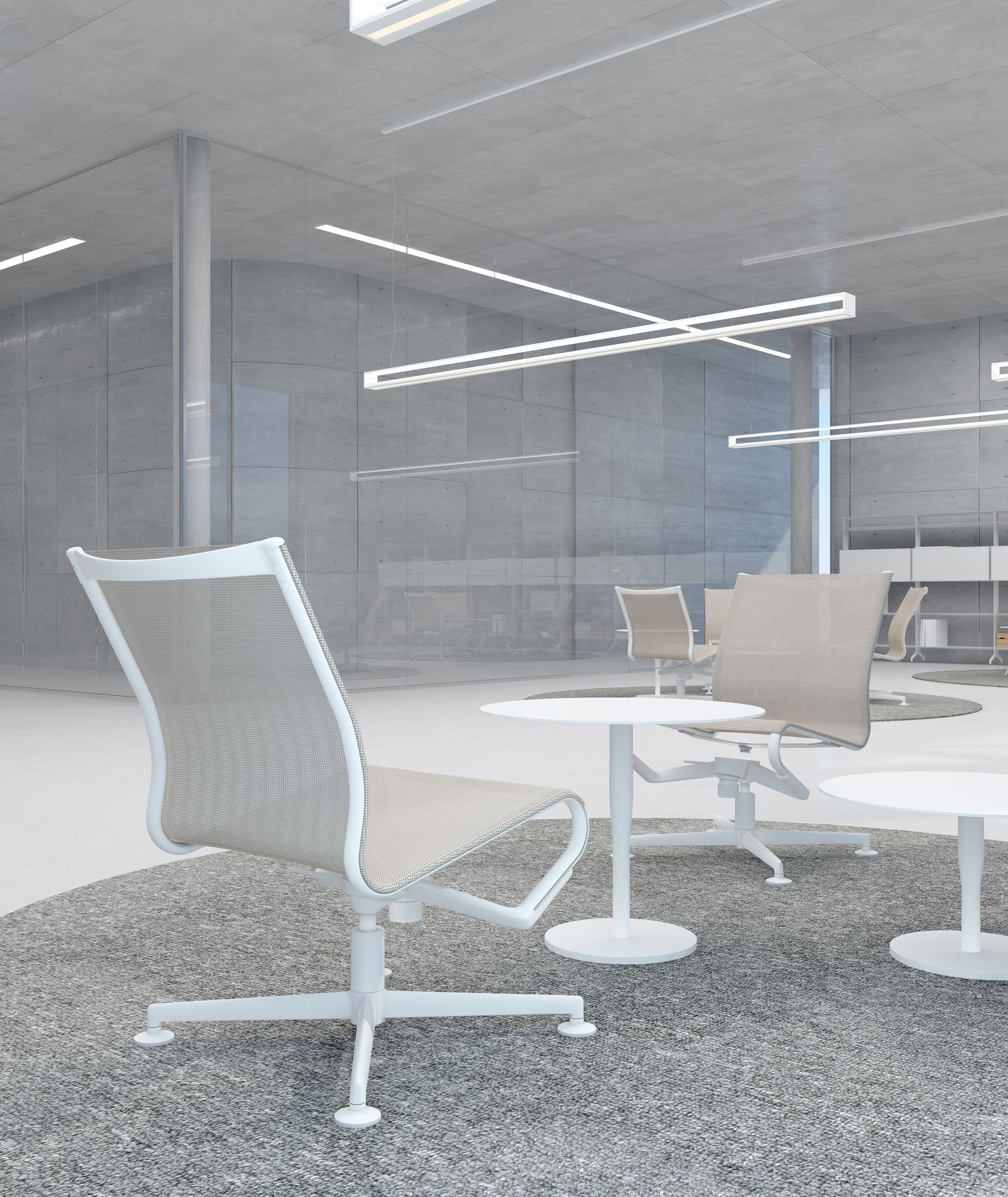 4-спицевые подлокотники поворотный операционный офисный стул Alias рамка ARCH-00090999 - Вид №3