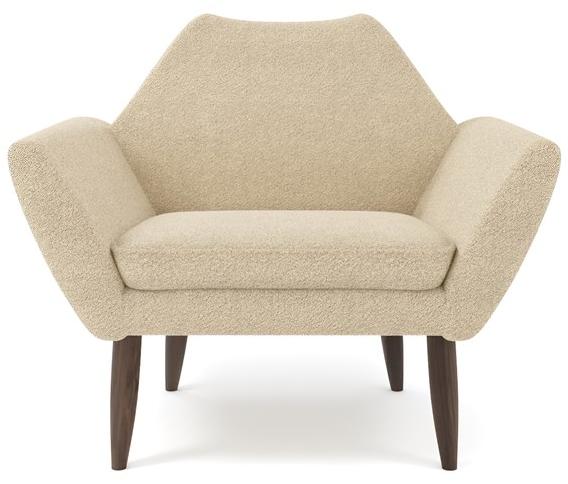 Mytto Кресло с обивкой из ткани с подлокотниками Iconic sun-id-1384044 - Вид №2