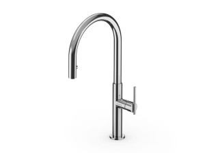 Однорычажный смеситель для кухни с поворотным изливом