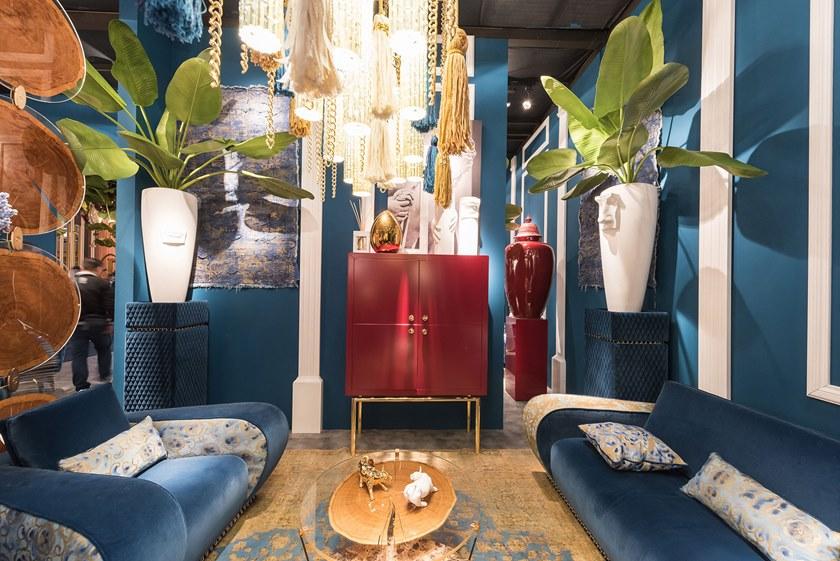 VGnewtrend Буфет из лакированного черного дерева с распашными дверцами Original sin 7511967.30  - Вид №1