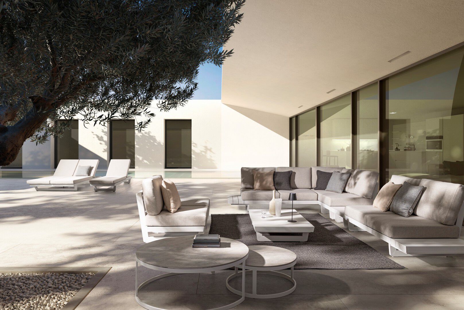 Съемное садовое кресло из ткани BIZZOTTO Infinity ARCH-00045367 - Вид №2