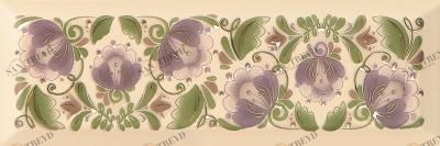 Metro-Gzhel beige light 07 10х30 Gracia Ceramica 010301001824