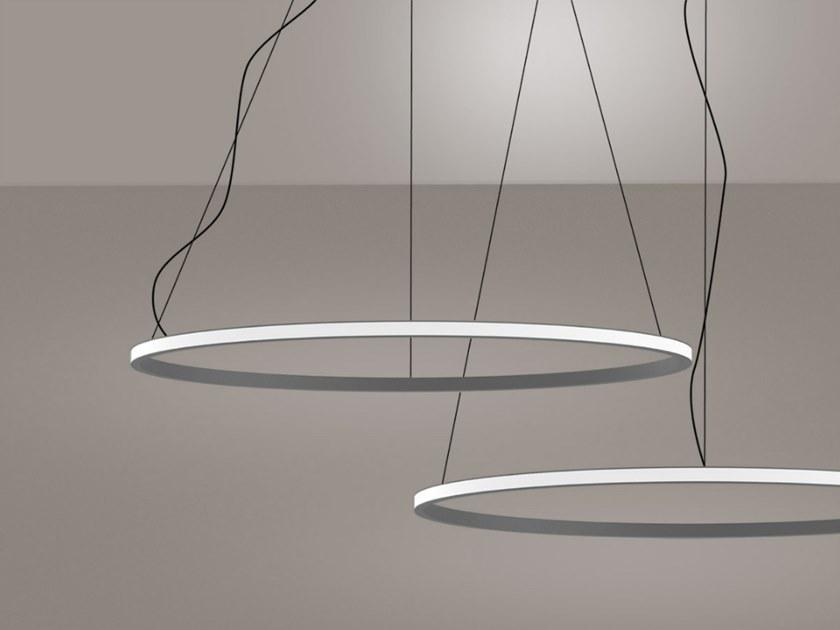 Martinelli Luce Светодиодный подвесной светильник из алюминия с диммером Loop 21003 / 21005 - Вид №5